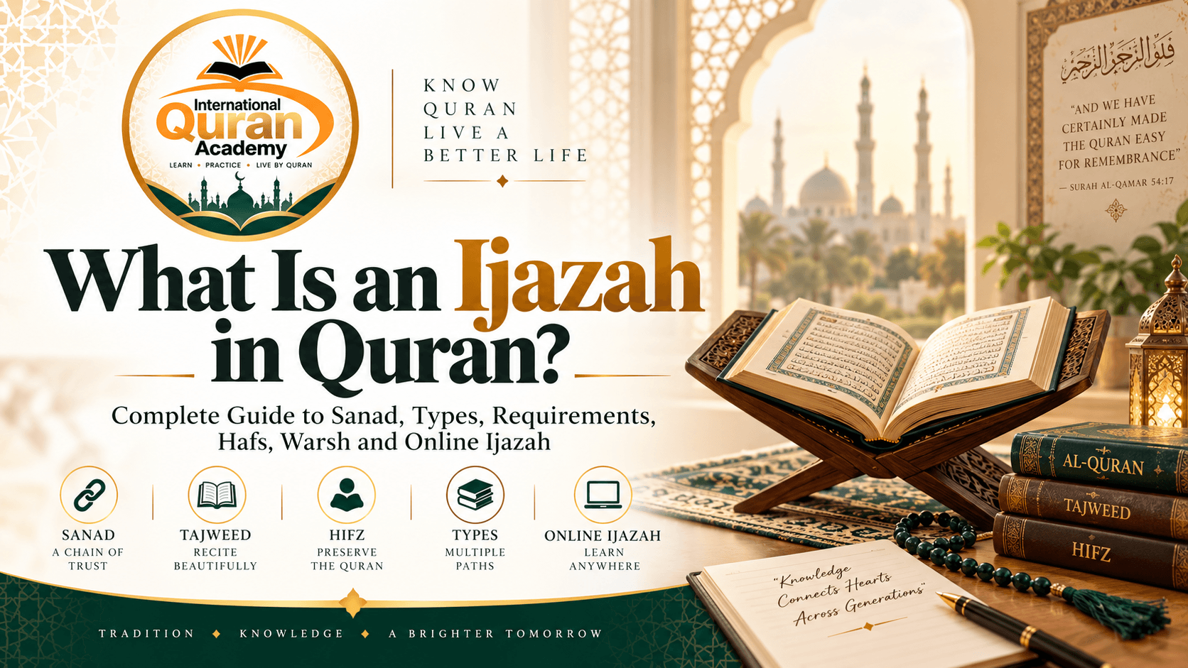 What Is an Ijazah in Quran? Complete Guide to Sanad, Types, Requirements, Hafs, Warsh and Online Ijazah