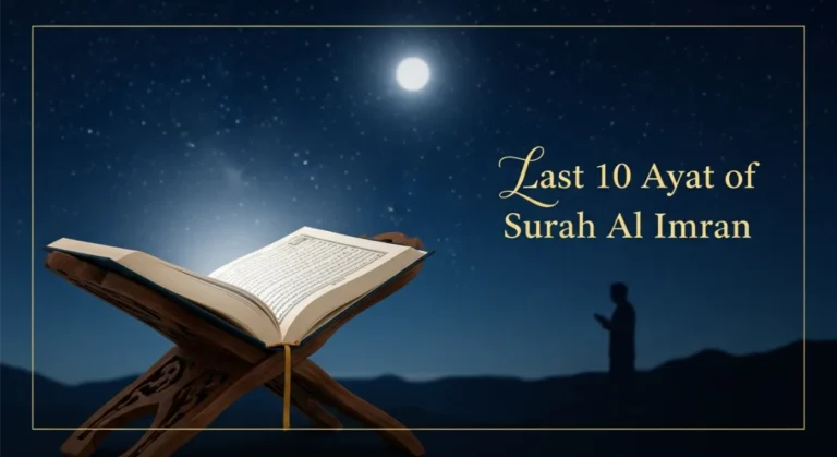 Read more about the article Last 10 Ayat of Surah Al Imran – Tafsir, Hadith, Reflection & Life Lessons
