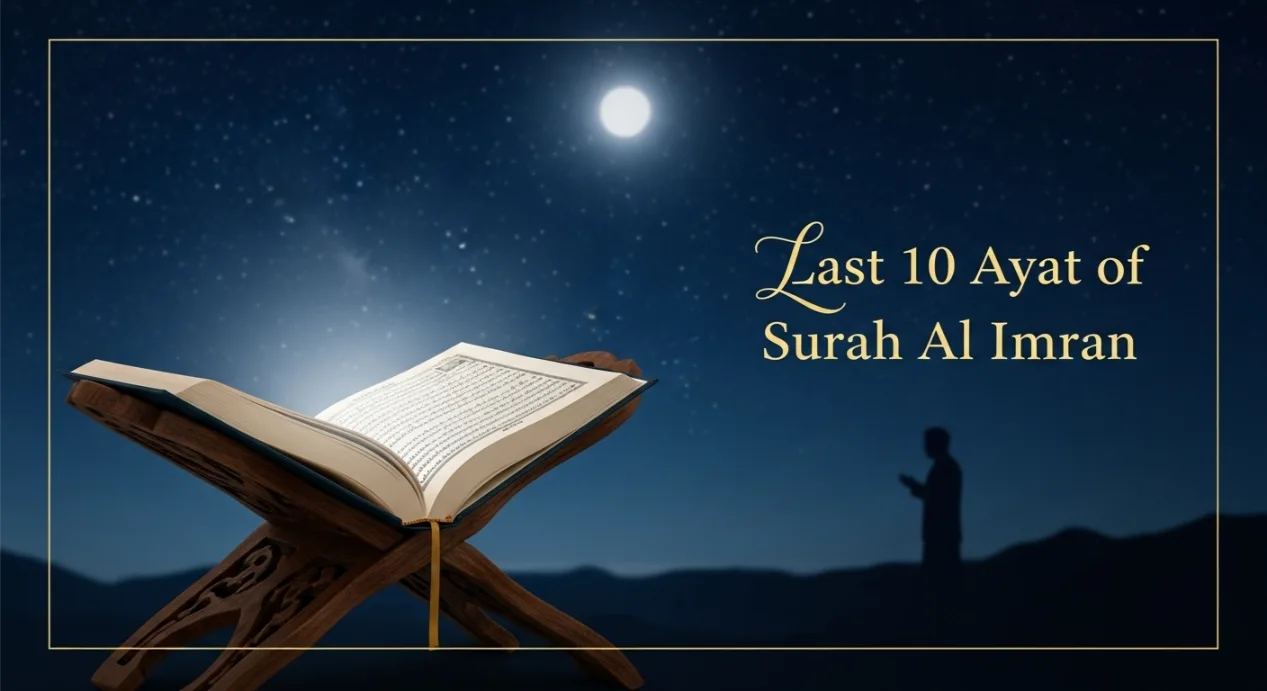 You are currently viewing Last 10 Ayat of Surah Al Imran – Tafsir, Hadith, Reflection & Life Lessons