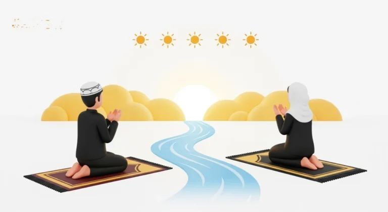 Read more about the article Why Do Muslims Pray Five Times a Day? | Islamic Wisdom & Hadith Story