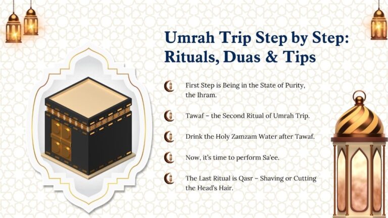 Read more about the article Umrah Trip Step by Step: Rituals, Duas & Tips